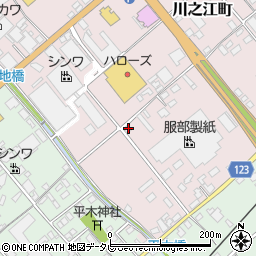 愛媛県四国中央市川之江町87-2周辺の地図