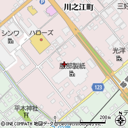 愛媛県四国中央市川之江町90-1周辺の地図