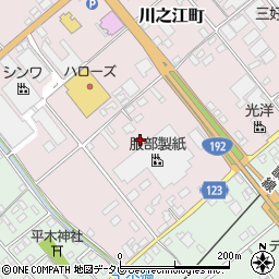 愛媛県四国中央市川之江町90-1周辺の地図