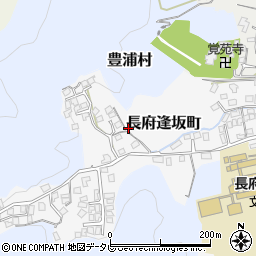 山口県下関市長府逢坂町周辺の地図
