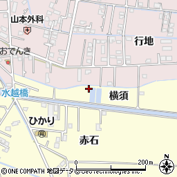 徳島県小松島市芝生町横須周辺の地図