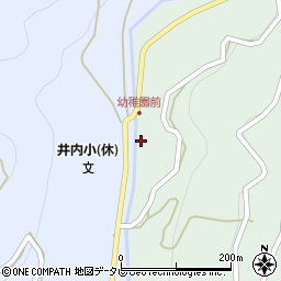 徳島県三好市井川町井内東2805周辺の地図