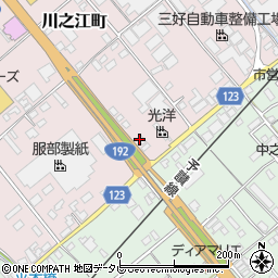 大西辻一商店周辺の地図