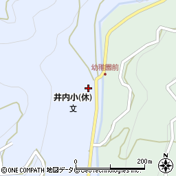 徳島県三好市井川町井内西4880周辺の地図