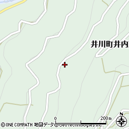 徳島県三好市井川町井内東2733周辺の地図