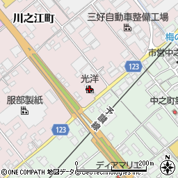 愛媛県四国中央市川之江町30周辺の地図