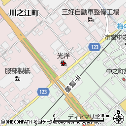 愛媛県四国中央市川之江町30周辺の地図