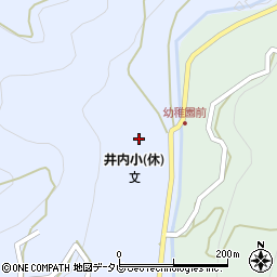 徳島県三好市井川町井内西4876周辺の地図