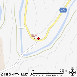 奈良県吉野郡下北山村上桑原219周辺の地図