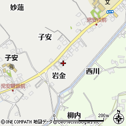 徳島県小松島市田浦町岩金周辺の地図