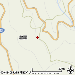 徳島県吉野川市美郷倉羅380周辺の地図