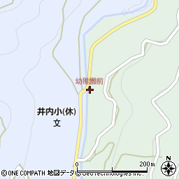 徳島県三好市井川町井内東2805-1周辺の地図