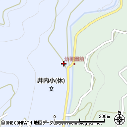 徳島県三好市井川町井内西4834周辺の地図