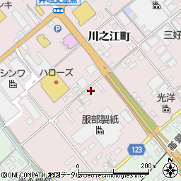 愛媛県四国中央市川之江町100-3周辺の地図