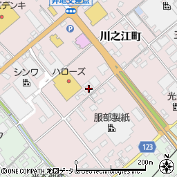 愛媛県四国中央市川之江町190周辺の地図