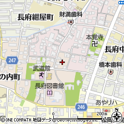 山口県下関市長府宮の内町2周辺の地図