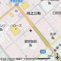 愛媛県四国中央市川之江町102-1周辺の地図