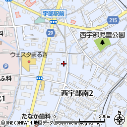 おそうじ本舗宇部駅前店周辺の地図
