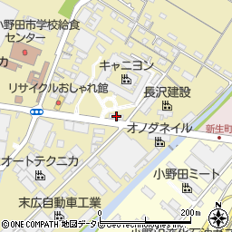 山口県山陽小野田市西高泊1352-1周辺の地図