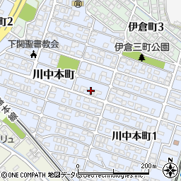 山口県下関市川中本町14周辺の地図
