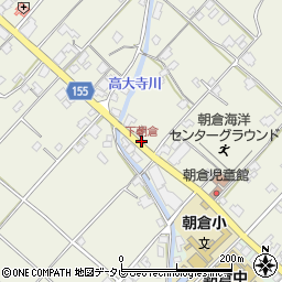 下朝倉周辺の地図