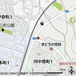 ファミリーマート下関伊倉店周辺の地図