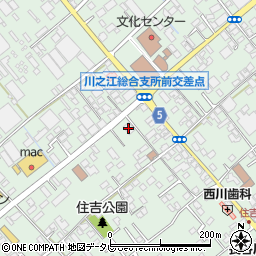 愛媛銀行金生支店周辺の地図