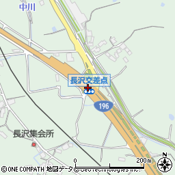 長沢周辺の地図