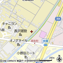 山口県山陽小野田市西高泊1338周辺の地図