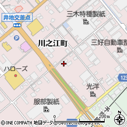 愛媛県四国中央市川之江町110周辺の地図