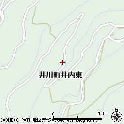 徳島県三好市井川町井内東2971周辺の地図