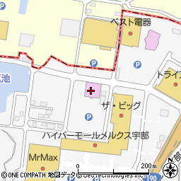 サテライト宇部場外車券場売場周辺の地図