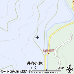 徳島県三好市井川町井内西4816周辺の地図