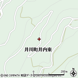 徳島県三好市井川町井内東2972周辺の地図