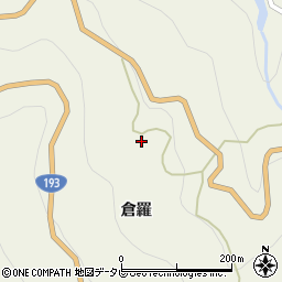 徳島県吉野川市美郷倉羅311周辺の地図