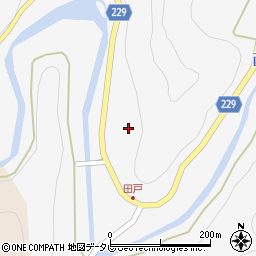 奈良県吉野郡下北山村上桑原159周辺の地図