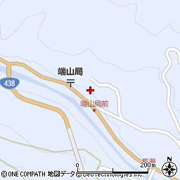 剣山木綿麻温泉周辺の地図