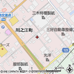愛媛県四国中央市川之江町120周辺の地図