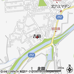 徳島県徳島市多家良町吉田周辺の地図