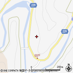 奈良県吉野郡下北山村上桑原152周辺の地図