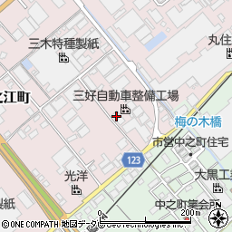 株式会社三好自動車整備工場周辺の地図