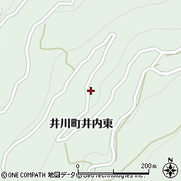 徳島県三好市井川町井内東3007周辺の地図