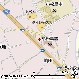 徳島県小松島市日開野町崎田36周辺の地図