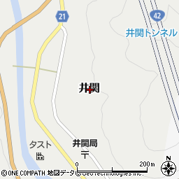 和歌山県有田郡広川町井関周辺の地図