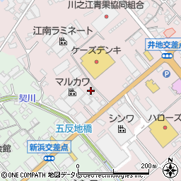 愛媛県四国中央市川之江町357-3周辺の地図