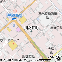 愛媛県四国中央市川之江町178周辺の地図