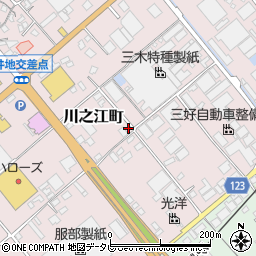 愛媛県四国中央市川之江町169周辺の地図