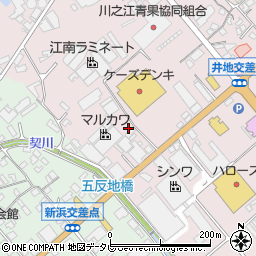 愛媛県四国中央市川之江町375周辺の地図