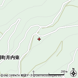 徳島県三好市井川町井内東3308周辺の地図