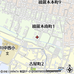 〒751-0848 山口県下関市綾羅木南町の地図